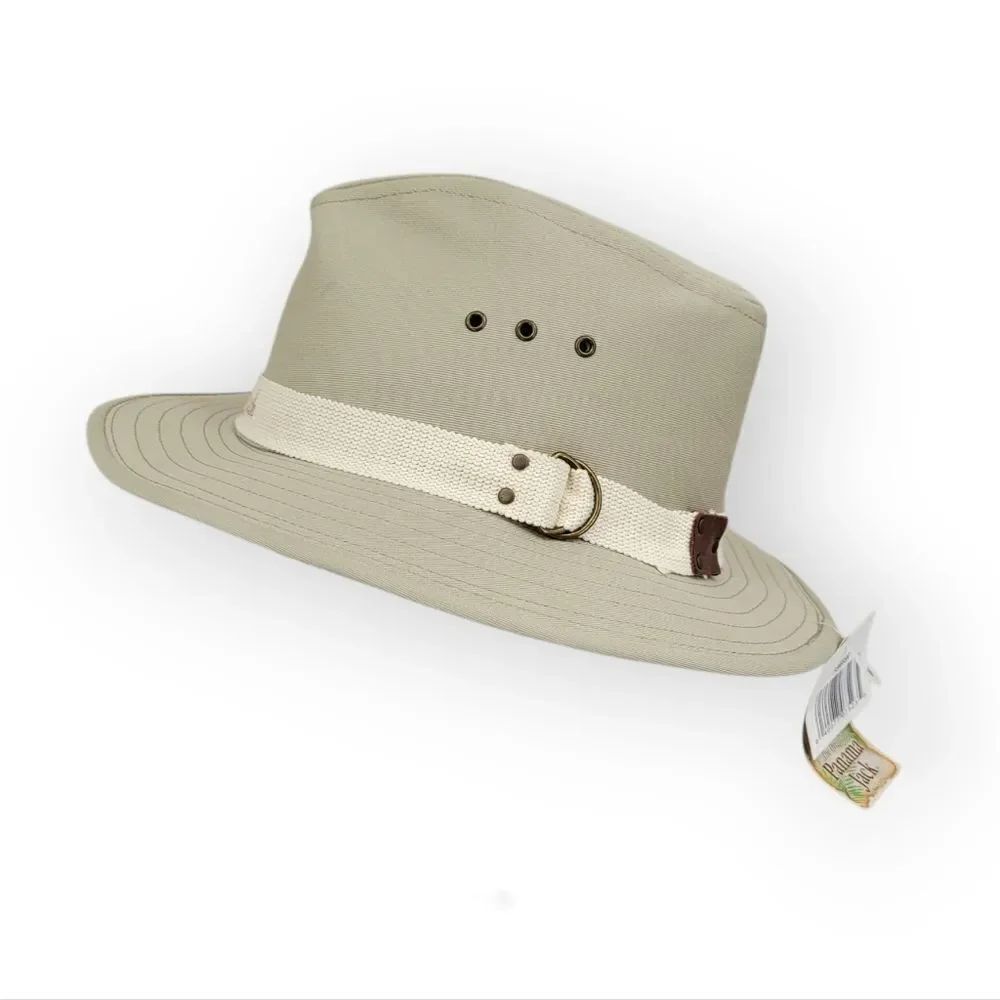 Panama Jack Men's Tan Canvas Hat Safari
